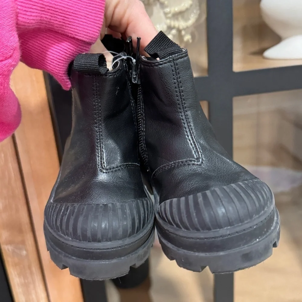 H&M kids chelsea boots doc marteens toddler baby girl ankle faux leather